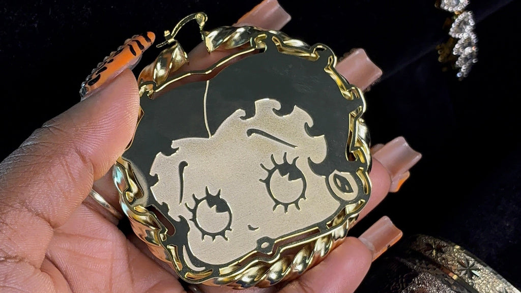 Betty boop hoops