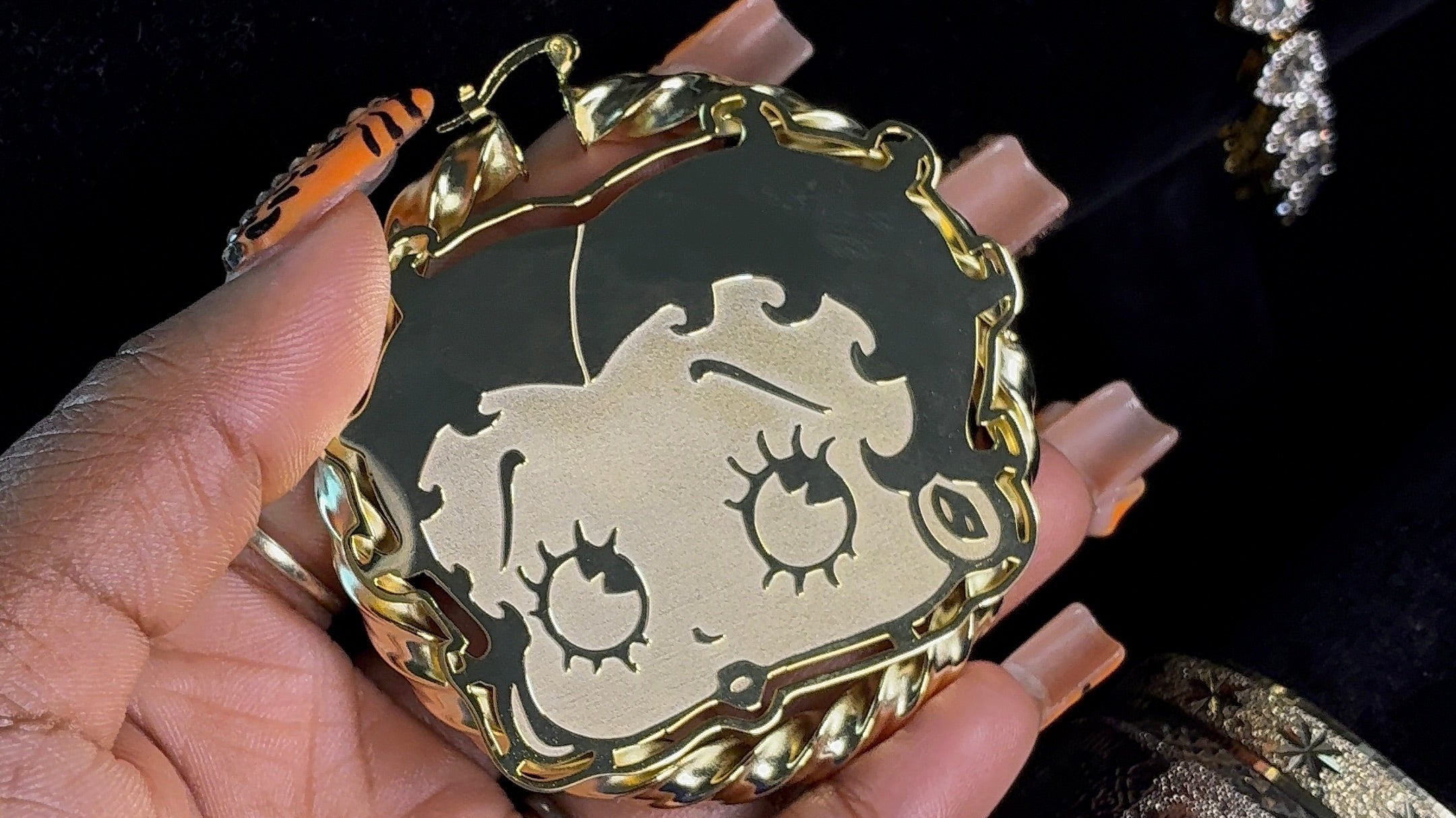 Betty boop hoops